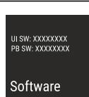 LIEBHERR IKS 41VE00 - Affichage de la version logicielle - 2