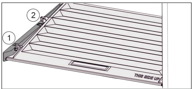 LIEBHERR IKS 41VE00 - Couvercle du compartment Easy-Fresh - 1