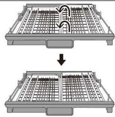 THOMSON TDW1444BWH - Loading the Cutlery Rack - 4