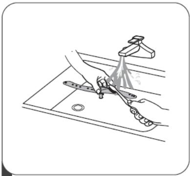 THOMSON TDW1444BWH - Nettoyage des bras d'aspersion - 3
