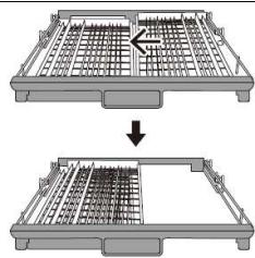 THOMSON TDW1444BWH - Loading the Cutlery Rack - 5