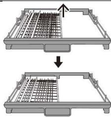 THOMSON TDW1444BWH - Loading the Cutlery Rack - 6