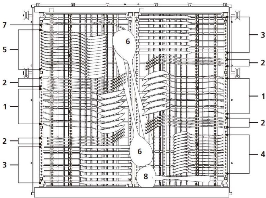 THOMSON TDW1444BWH - Carregar a grelha do talher - 1