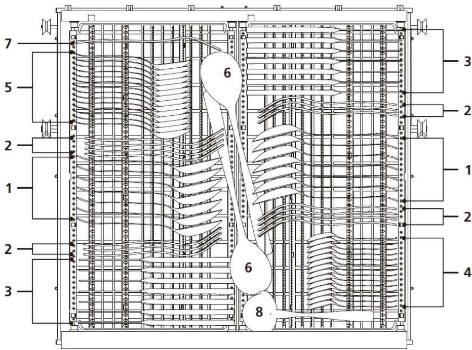 THOMSON TDW1444BWH - Loading the Cutlery Rack - 1