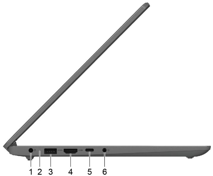 LENOVO IdeaPad Slim 3 15IAN8 - Vue du côté gauche - 1