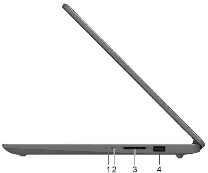 LENOVO IdeaPad Slim 3 15IAN8 - Vue du côté droit - 1