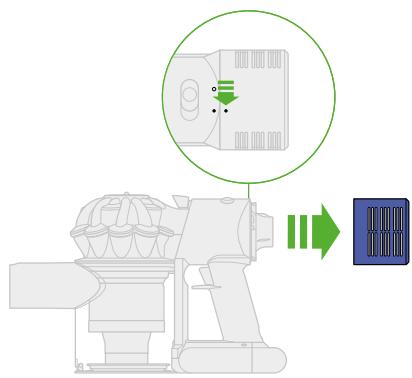 DYSON V8 advanced - Remplacer le filtré - 1