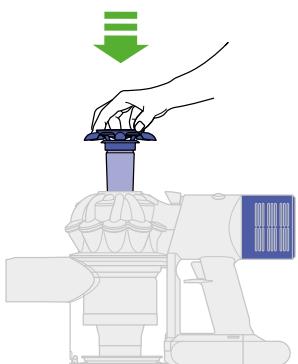DYSON V8 advanced - Remetre le filtrer en place - 8