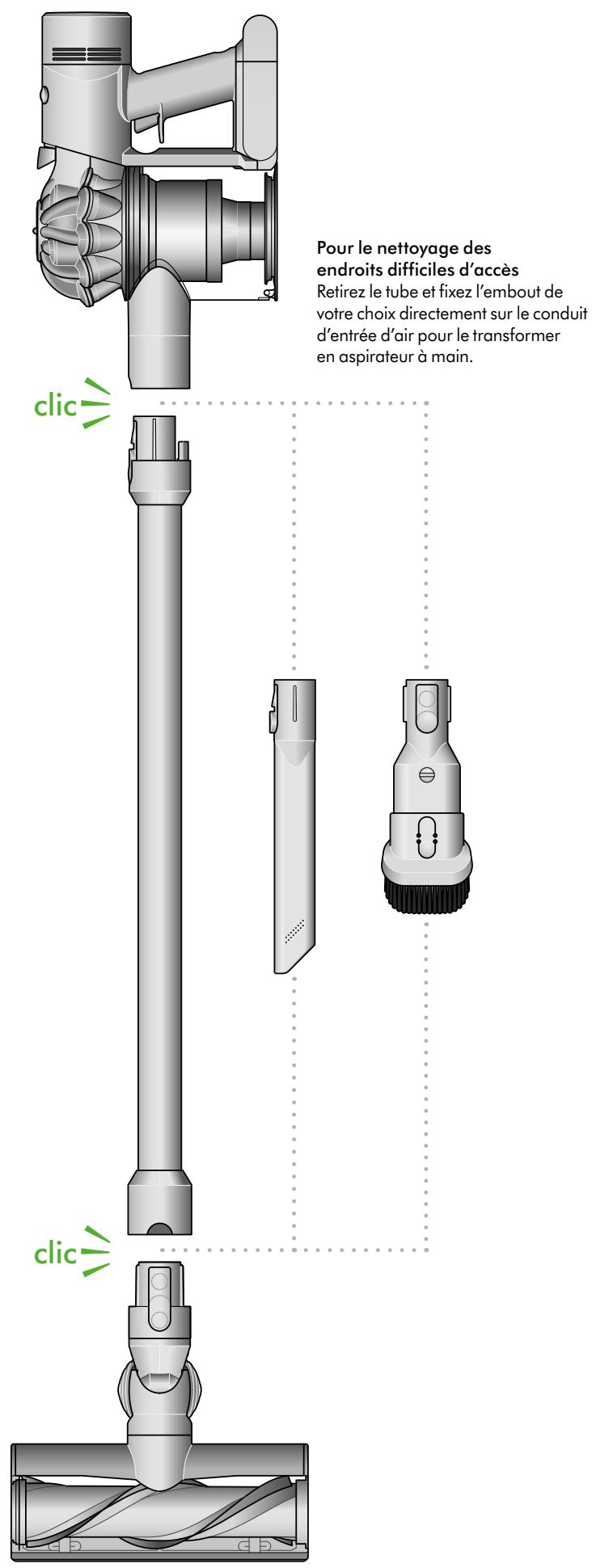 DYSON V8 advanced - Brosse MotorbarTM - 1