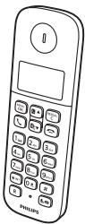 PHILIPS D1652 Double combiné - Contenu de l'emballage - 1