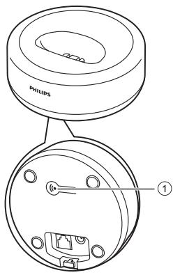 PHILIPS D1652 Double combiné - Présentation de la base - 1