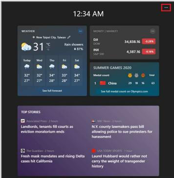 ASUS Asus Vivobook S 16 - Ouvrir les widgets - 3
