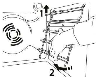 WHIRLPOOL WO54S8PPM1SXAF - ABAISSER L'ÉLÉMENT CHAUFFANT SUPÉRIEUR (UNIQUEMENT SUR CERTAINS MODÈLES) - 1