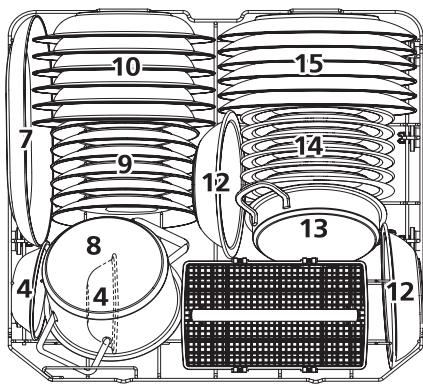PROLINE DWP12DWH - Charger les paniers supérieur et inférieur - 2