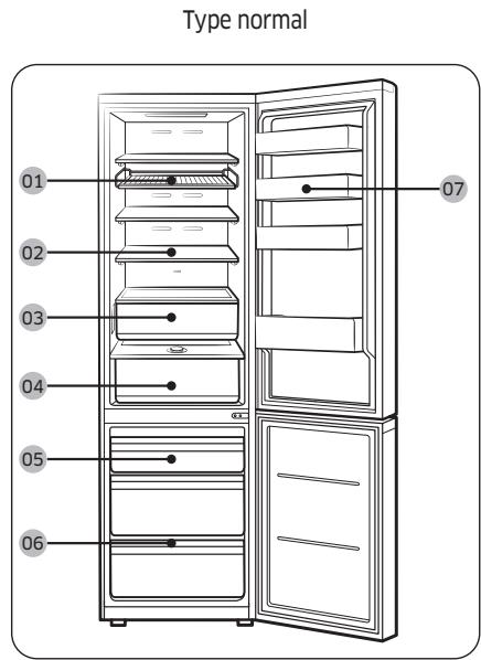 SAMSUNG rb34c602dsa - Présentation rapide du réfrigérateur - 1