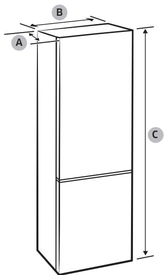 SAMSUNG rb34c602dsa - Dégagement - 1