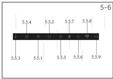 CANDY BWR495BL8-S - Touches de fonction - 2
