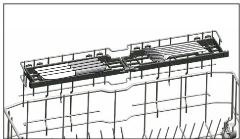 BEKO LVV1347W - Support multifonction/à hauteur ajustable du panier inférieur - 3