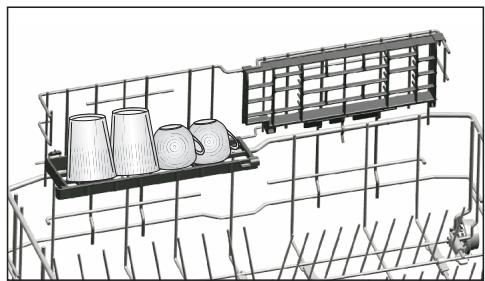 BEKO LVV1347W - Support multifonction/à hauteur ajustable du panier inférieur - 1