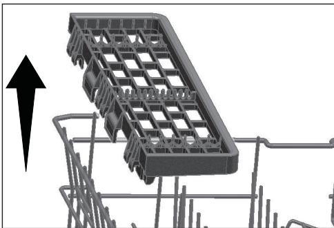 BEKO LVV1347W - Support multifonction du panier supérieur - 2