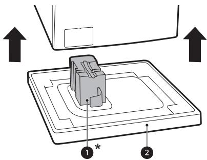 LG F164R51WRS - Soulever l'appareil de sa base en mousse - 1