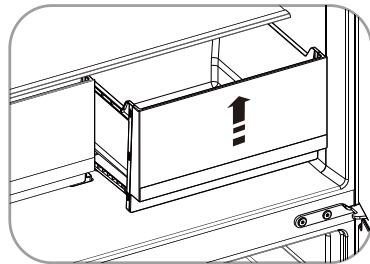 HISENSE RQ5P470SMIE - Bac à légumes dans le compartments réfrigérateur - 2