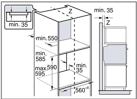 NEFF B6ACH7AG3 - Installation dans un meuble haut - 1