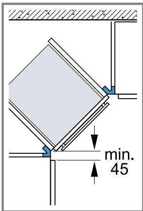 NEFF B6ACH7AG3 - Installation dans un angle - 2