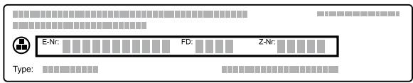 NEFF B6ACH7AG3 - Numéro de produit (E-Nr) et numéro de fabrication (FD) - 1