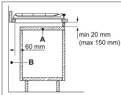 AEG HDB64623NB - Élément de cuisine avec porte - 1