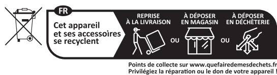 INDESIT BTWHS6261FR - MISE AU REBUT DES APPAREILS ÉLECTROMÉNAGERS - 2