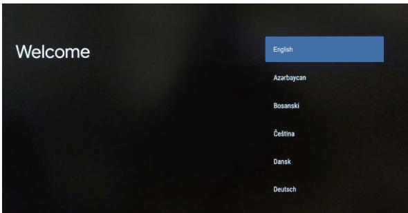 ESSENTIELB 32HD-A7000 - Sélection de la langue - 1