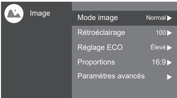 ESSENTIELB 32HD-A7000 - Menu IMAGE - 1