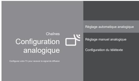 ESSENTIELB 32HD-A7000 - RéGLAGE ANALOGIQUE AVEC L'ANTENNE - 1