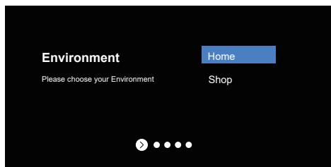 ESSENTIELB 32HD-A7000 - Choix de l'environnement - 1