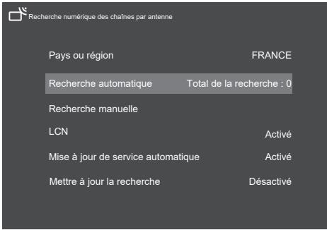 ESSENTIELB 32HD-A7000 - RéGLAGE NUMÉRIQUE AVEC L'ANTENNE - 1