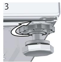 LISTO LT612L1b - Réglage des pieds - 4