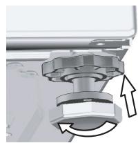 LISTO LT612L1b - Réglage des pieds - 3