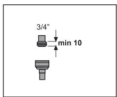 LISTO LV47 L4b - TEMPERATURE D'EAU AUTORISÉE : JUSQU'A 25 °C - 1