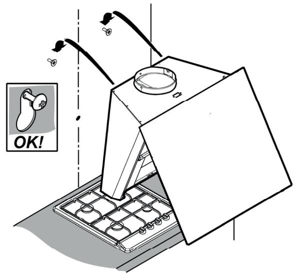 ESSENTIELB EHDD 914ni - Pour fixer la hotte au mur - 19