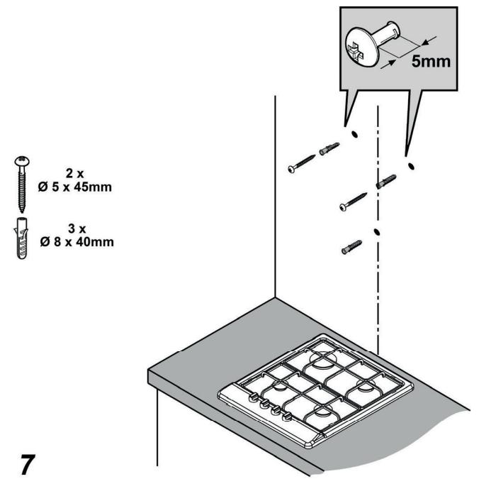 ESSENTIELB EHDD 914ni - Pour fixer la hotte au mur - 6