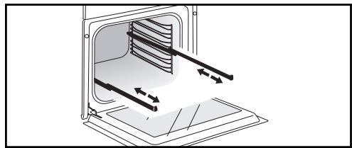 DE DIETRICH DOP4556X Sensor - INSTALLATION ET DEMONTAGE DES RAILS COULISSANTS - 1
