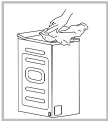 BRANDT BT38038Q - Nettoyage de l'extérieur du lave-linge - 1