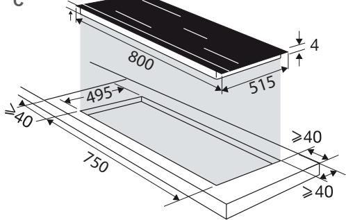 DE DIETRICH DTI3656B Horizone - ENCASTREMENT - 5