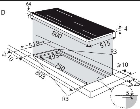 DE DIETRICH DTI3656B Horizone - ENCASTREMENT - 6