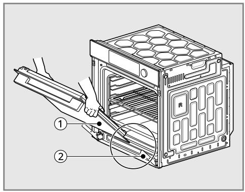 LG WS9D7673CB Instaview - Assemblage de la porte du four - 1