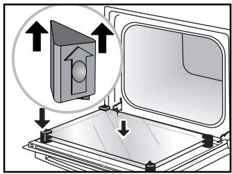 DE DIETRICH DFP7100X - - Remontage des vitres de la porte - 1