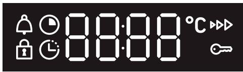 DE DIETRICH DFP7100X - AFFICHEUR ET TOUCHES DE COMMANDES - 1