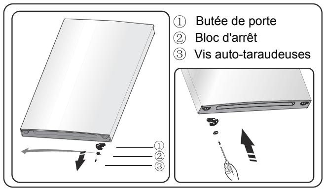 HISENSE RB390N4BCC - Inverser la porte - 9