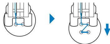 BROTHER FS40s - Fixez le pied pour boutons « M » - 3